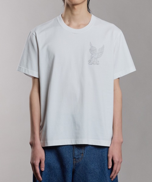 MASU(エムエーエスユー)の「MB T-SHIRT(Tシャツ/カットソー・メンズ・ホワイト/ブラック・44/46)」の1枚目の写真