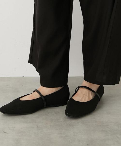 MELROSE claire(メルローズ クレール)の「【ニットパンプス】(パンプス・レディース・ブラック/チャコールグレー・4/3/2)」の2枚目の写真