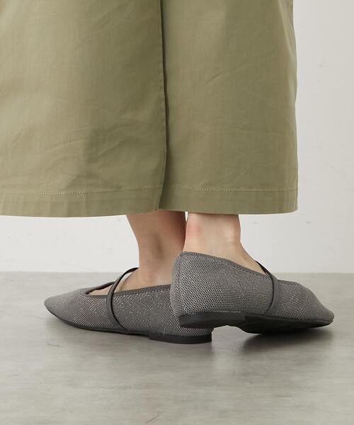 MELROSE claire(メルローズ クレール)の「【ニットパンプス】(パンプス・レディース・ブラック/チャコールグレー・4/3/2)」の5枚目の写真