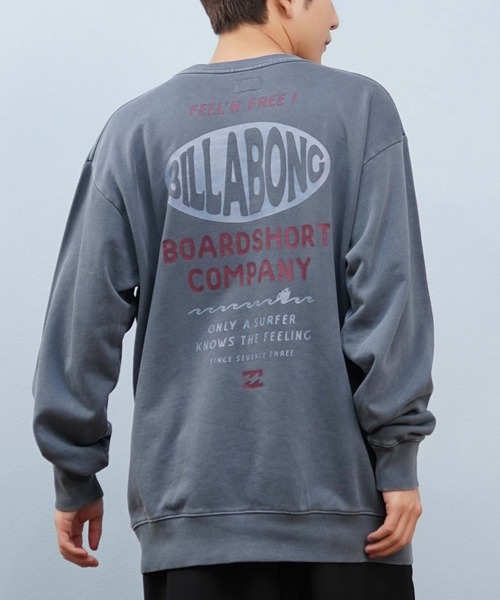 セール】BILLABONG/ビラボン トレーナー スウェット クルーネック ロゴ