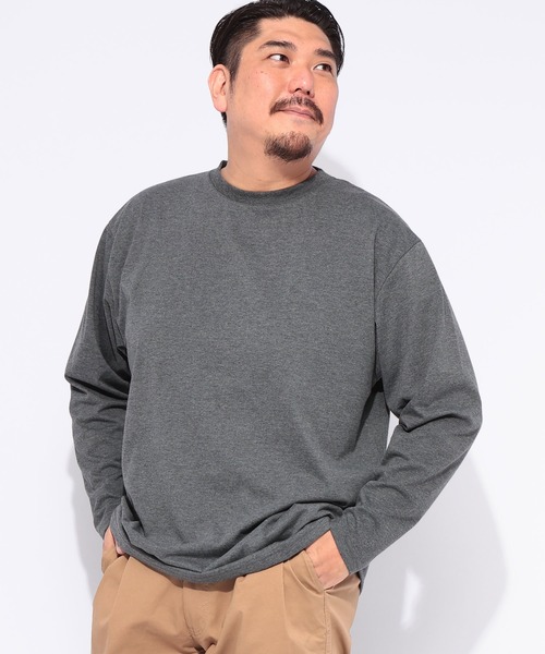 B&T CLUB(ビーティークラブ)の「長袖 Tシャツ メンズ 大きいサイズ オールマイTシャツ+GUARD クルーネック ロンT トレーニング カジュアル B&T CLUB (ビーアンドティークラブ)(Tシャツ/カットソー・メンズ・ダークグレー/ホワイト/ブラック/ネイビー・X1(3L~4L)/X2(4L~5L)/X3(6L~7L)/X4(8L~9L)/X5(9L~10L))」の17枚目の写真
