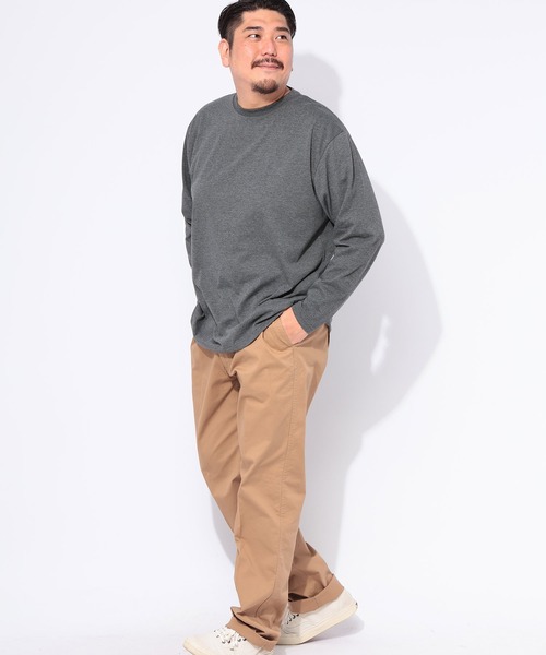B&T CLUB(ビーティークラブ)の「長袖 Tシャツ メンズ 大きいサイズ オールマイTシャツ+GUARD クルーネック ロンT トレーニング カジュアル B&T CLUB (ビーアンドティークラブ)(Tシャツ/カットソー・メンズ・ダークグレー/ホワイト/ブラック/ネイビー・X1(3L~4L)/X2(4L~5L)/X3(6L~7L)/X4(8L~9L)/X5(9L~10L))」の20枚目の写真