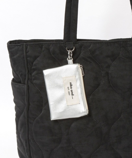 オリジナルポーチ付きキルトトートバッグL（トートバッグ）｜niko and