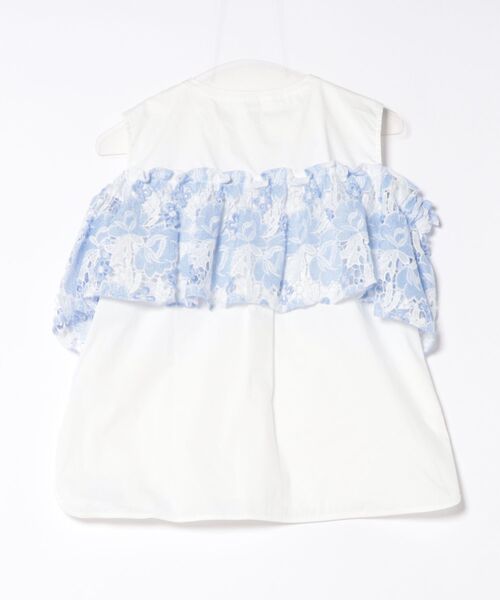 Chesty(チェスティー)の「パステルレースブラウス(シャツ/ブラウス・レディース・ブルー/ピンク・1/0)」の4枚目の写真