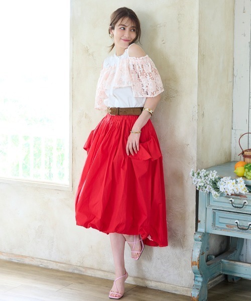 Chesty(チェスティー)の「パステルレースブラウス(シャツ/ブラウス・レディース・ブルー/ピンク・1/0)」の9枚目の写真
