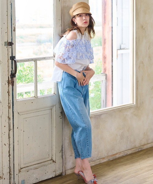 Chesty(チェスティー)の「パステルレースブラウス(シャツ/ブラウス・レディース・ブルー/ピンク・1/0)」の19枚目の写真