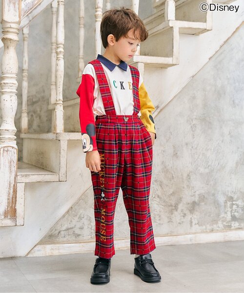 Disney(ディズニー)の「【リンク】ディズニーキャラクターサス付きパンツ(サロペット/オーバーオール・キッズ・レッド/ネイビー・100/120/90/110/130)」の18枚目の写真