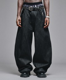 ANDER HUNK(A_[nN)Studs Design Rigid Curve Denim / X^bYfUCWbgJ[ufj(fjpc)