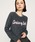SLY�i�X���C�j�́u�y����J���[����zSHAGGY YARN LOGO C/N TOPS �V���M�[���[�� ���S �N���[�l�b�N �g�b�v�X �H�� �~���i�j�b�g/�Z�[�^�[�j�v�b�O���[