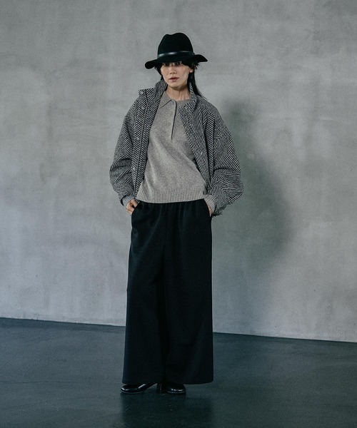 LEPSIM レプシィム スライバーBIGブルゾン モノトーン柄 スライバーBIGブルゾン 582427（ブルゾン）｜LEPSIM（レプシィム