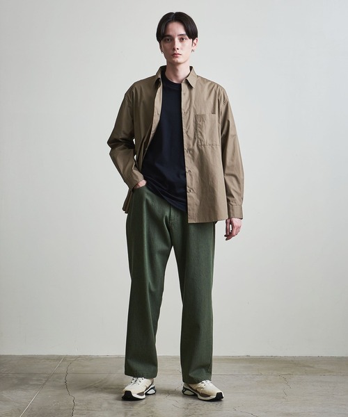 info. BEAUTY&YOUTH(インフォビューティアンドユース)の「【マルチサイズ】ブロード ビッグシャツ(シャツ/ブラウス・メンズ・イエロー/コバルトブルー/モカ/ホワイト/ピンク・マルチサイズ)」の14枚目の写真