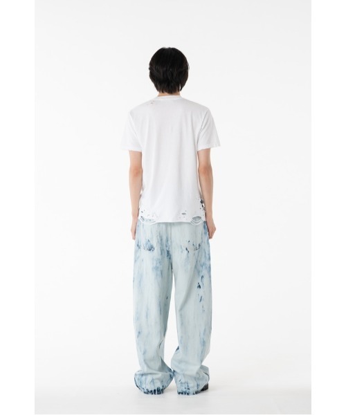 DISCOVERED（ディスカバード）の「BLEACH DENIM PANTS（デニムパンツ・メンズ・ブラック/インディゴブルー・SMALL/LARGE）」の11枚目の写真