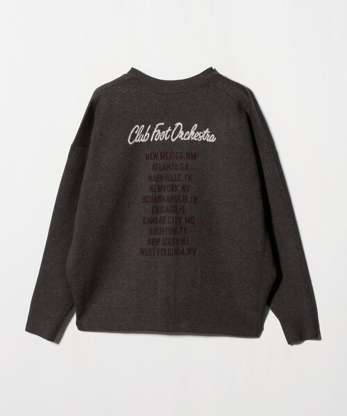 St.Johns 3rd club（セントジョンズサードクラブ）の「＜ST.JOHNS 3RD CLUB＞スウェットライク カーディガン CFO＜ Select by EMMEL REFINES ＞（カーディガン/ボレロ・レディース・ワイン/ダークグレー・FREE）」の3枚目の写真