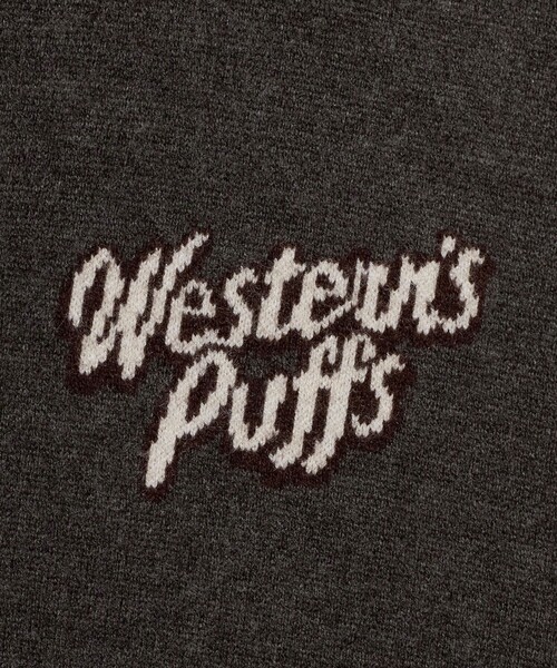 St.Johns 3rd club（セントジョンズサードクラブ）の「＜ST.JOHNS 3RD CLUB＞スウェットライク カーディガン CFO＜ Select by EMMEL REFINES ＞（カーディガン/ボレロ・レディース・ワイン/ダークグレー・FREE）」の7枚目の写真