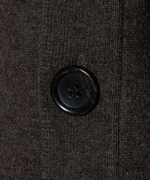 St.Johns 3rd club（セントジョンズサードクラブ）の「＜ST.JOHNS 3RD CLUB＞スウェットライク カーディガン CFO＜ Select by EMMEL REFINES ＞（カーディガン/ボレロ・レディース・ワイン/ダークグレー・FREE）」の9枚目の写真