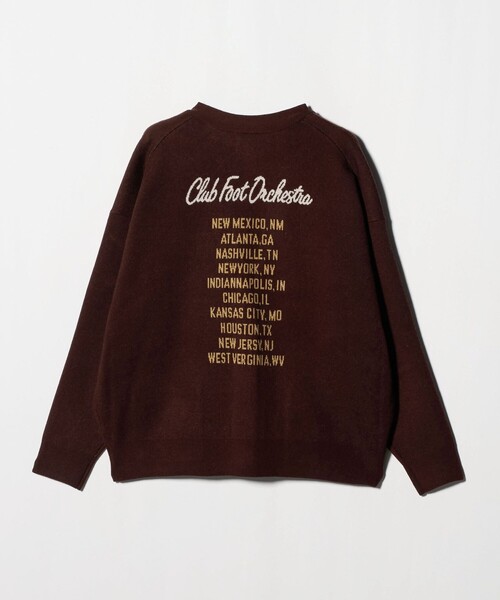 St.Johns 3rd club（セントジョンズサードクラブ）の「＜ST.JOHNS 3RD CLUB＞スウェットライク カーディガン CFO＜ Select by EMMEL REFINES ＞（カーディガン/ボレロ・レディース・ワイン/ダークグレー・FREE）」の10枚目の写真