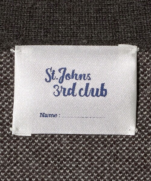 St.Johns 3rd club（セントジョンズサードクラブ）の「＜ST.JOHNS 3RD CLUB＞スウェットライク カーディガン CFO＜ Select by EMMEL REFINES ＞（カーディガン/ボレロ・レディース・ワイン/ダークグレー・FREE）」の13枚目の写真