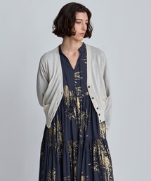 希少✨美品 ハウスオブロータス ゴタパティ ギャザーパンツ インド綿 ネイビー 希少✨美品 ハウスオブロータス ゴタパティ ギャザーパンツ