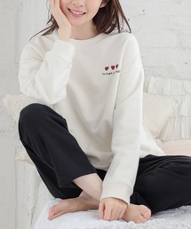 Honeys（ハニーズ）の「ワンポイントルームウェア（上下セット）（ルームウェア/パジャマ）」