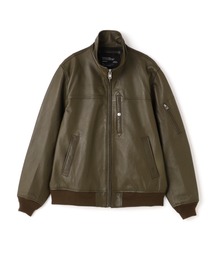 STAND LEATHER MA-1 MOD JACKET / スタンド レザー MA-1 モディファイ ジャケット / AVIREX / アヴィレックス