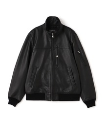 AVIREX(ABbNX)STAND LEATHER MA-1 MOD JACKET / X^h U[ MA-1 fBt@C WPbg / AVIREX / ABbNX(MA-1)