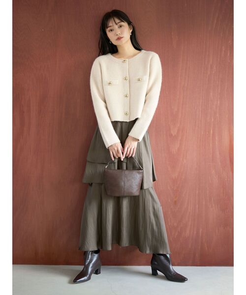 LAGUNAMOON（ラグナムーン）の「フェイクオイルレザー2WAYバッグ（ハンドバッグ・レディース・ブラウン/キャメル・FREE）」の6枚目の写真