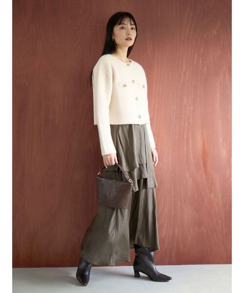 LAGUNAMOON（ラグナムーン）の「フェイクオイルレザー2WAYバッグ（ハンドバッグ・レディース・ブラウン/キャメル・FREE）」の7枚目の写真