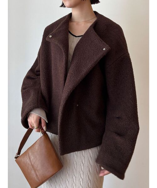 LAGUNAMOON（ラグナムーン）の「フェイクオイルレザー2WAYバッグ（ハンドバッグ・レディース・ブラウン/キャメル・FREE）」の22枚目の写真