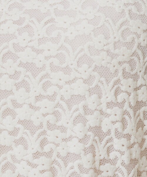 index(インデックス)の「モールレースシアートップス【洗濯機OK】(Tシャツ/カットソー・レディース・グリーン系/オフホワイト/ブラック・40/38/36/42)」の7枚目の写真