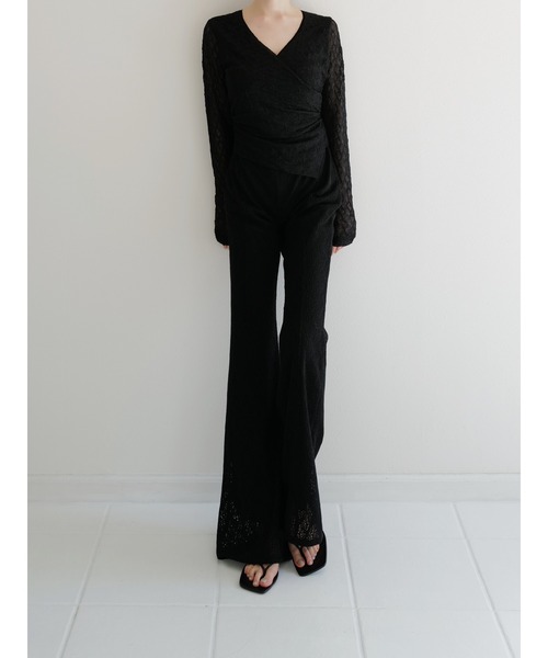 celon（セロン）の「flared lace pants（その他パンツ・レディース・アイボリー系・FREE）」の10枚目の写真