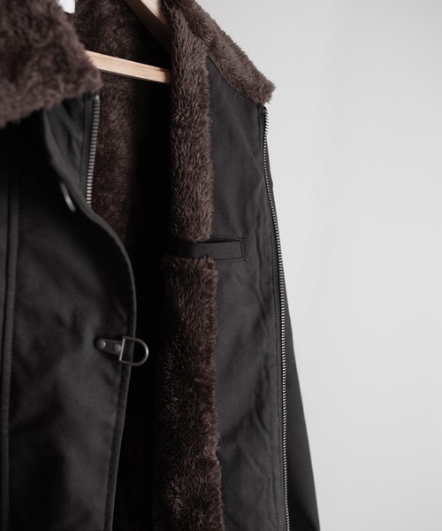 RUUBON(ルーボン)の「【RUUBON】 fireman N-1 deck jacket / ファイヤーマンN-1デッキジャケット(ブルゾン・メンズ・グレー/ブラック・S/M/L)」の15枚目の写真