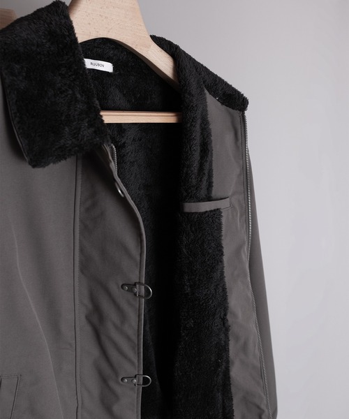RUUBON(ルーボン)の「【RUUBON】 fireman N-1 deck jacket / ファイヤーマンN-1デッキジャケット(ブルゾン・メンズ・グレー/ブラック・S/M/L)」の12枚目の写真