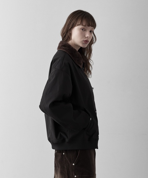 RUUBON(ルーボン)の「【RUUBON】 fireman N-1 deck jacket / ファイヤーマンN-1デッキジャケット(ブルゾン・メンズ・グレー/ブラック・S/M/L)」の17枚目の写真