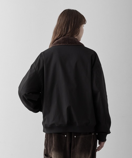 RUUBON(ルーボン)の「【RUUBON】 fireman N-1 deck jacket / ファイヤーマンN-1デッキジャケット(ブルゾン・メンズ・グレー/ブラック・S/M/L)」の19枚目の写真