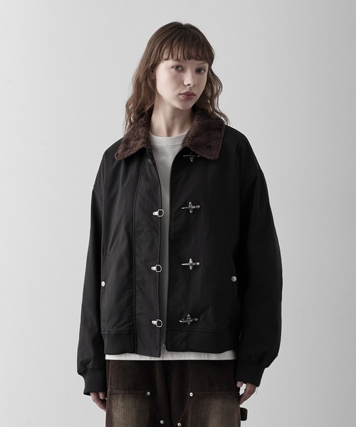 RUUBON(ルーボン)の「【RUUBON】 fireman N-1 deck jacket / ファイヤーマンN-1デッキジャケット(ブルゾン・メンズ・グレー/ブラック・S/M/L)」の20枚目の写真