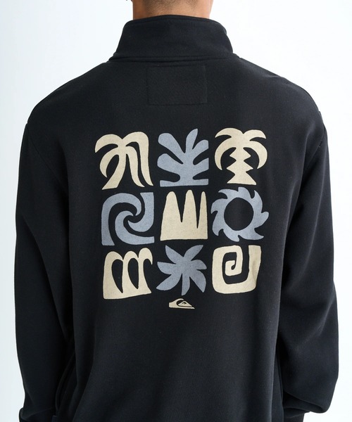 Quiksilver(クイックシルバー)の「SUN FLOW SWEAT HZ/クイックシルバーハーフジップスウェット(スウェット・メンズ・ベージュ/グレー/ブラック・X-LARGE/LARGE/MEDIUM)」の5枚目の写真