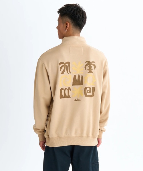 Quiksilver(クイックシルバー)の「SUN FLOW SWEAT HZ/クイックシルバーハーフジップスウェット(スウェット・メンズ・ベージュ/グレー/ブラック・X-LARGE/LARGE/MEDIUM)」の19枚目の写真