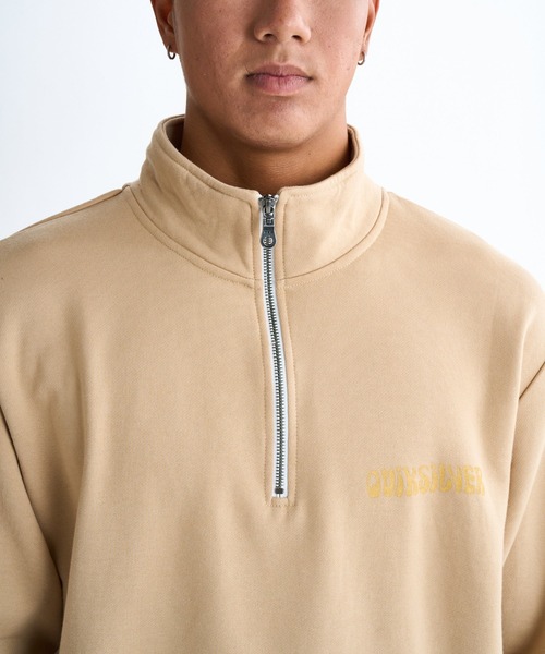 Quiksilver(クイックシルバー)の「SUN FLOW SWEAT HZ/クイックシルバーハーフジップスウェット(スウェット・メンズ・ベージュ/グレー/ブラック・X-LARGE/LARGE/MEDIUM)」の20枚目の写真