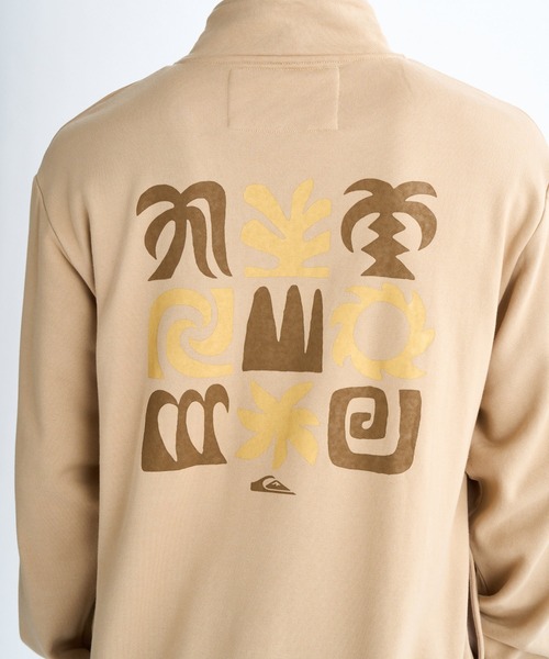 Quiksilver(クイックシルバー)の「SUN FLOW SWEAT HZ/クイックシルバーハーフジップスウェット(スウェット・メンズ・ベージュ/グレー/ブラック・X-LARGE/LARGE/MEDIUM)」の12枚目の写真