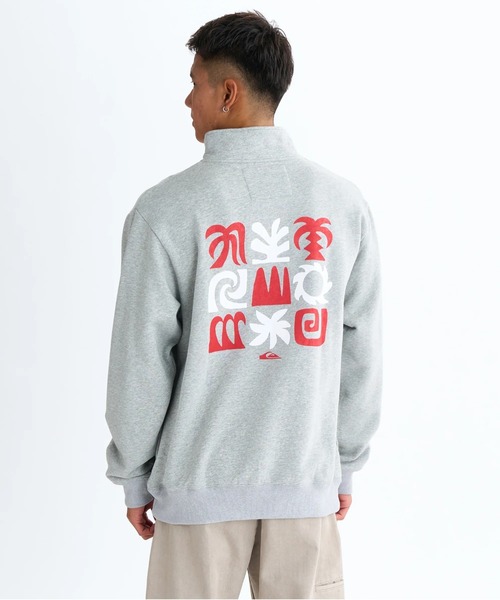 Quiksilver(クイックシルバー)の「SUN FLOW SWEAT HZ/クイックシルバーハーフジップスウェット(スウェット・メンズ・ベージュ/グレー/ブラック・X-LARGE/LARGE/MEDIUM)」の8枚目の写真