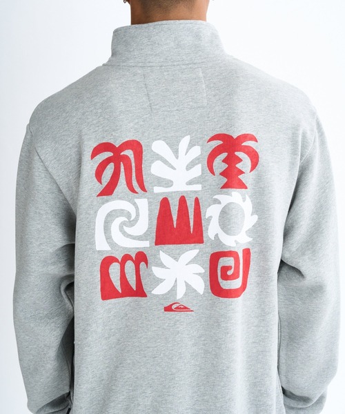 Quiksilver(クイックシルバー)の「SUN FLOW SWEAT HZ/クイックシルバーハーフジップスウェット(スウェット・メンズ・ベージュ/グレー/ブラック・X-LARGE/LARGE/MEDIUM)」の16枚目の写真