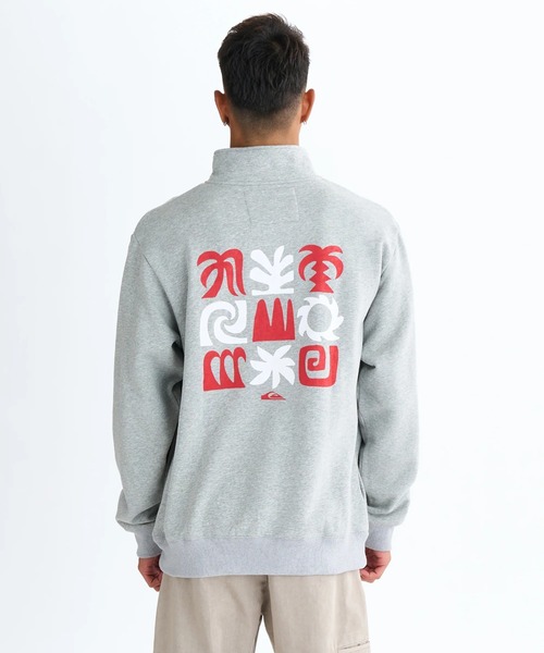 Quiksilver(クイックシルバー)の「SUN FLOW SWEAT HZ/クイックシルバーハーフジップスウェット(スウェット・メンズ・ベージュ/グレー/ブラック・X-LARGE/LARGE/MEDIUM)」の18枚目の写真