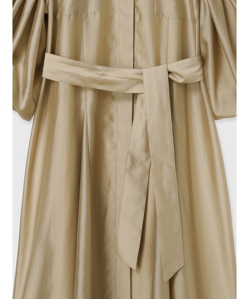 シルクタッチオーガンワンピース（ドレス）｜anuans（アニュアンス）の