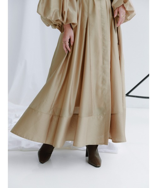 ANNTIANシルクワンピース ANN TIAN 100%シルク ロングワンピース