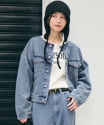 coca（coca） | ショートデニムジャケット(デニムジャケット)