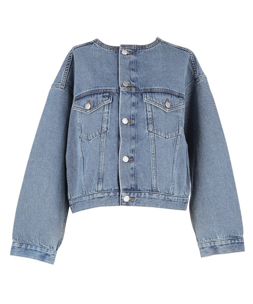 acka denim short jacket デニムショートジャケット ショートデニムジャケット（デニムジャケット）｜coca（coca）（コカ