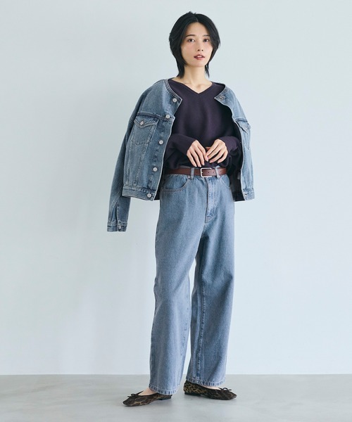 セール】ショートデニムジャケット（デニムジャケット）｜coca