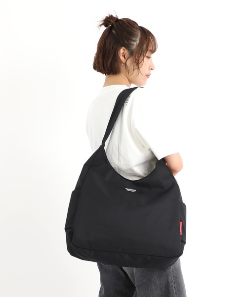 Manhattan Portage（マンハッタンポーテージ）の「KIPS BAY TOTE FLIGHT NYLON BACKING（トートバッグ・メンズ・ブラック・MEDIUM）」の1枚目の写真