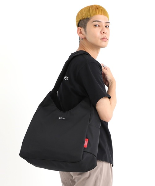 Manhattan Portage（マンハッタンポーテージ）の「KIPS BAY TOTE FLIGHT NYLON BACKING（トートバッグ・メンズ・ブラック・MEDIUM）」の13枚目の写真