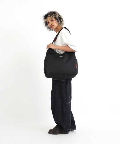 Manhattan Portage（マンハッタンポーテージ）の「KIPS BAY TOTE FLIGHT NYLON BACKING（トートバッグ・メンズ・ブラック・MEDIUM）」の15枚目の写真